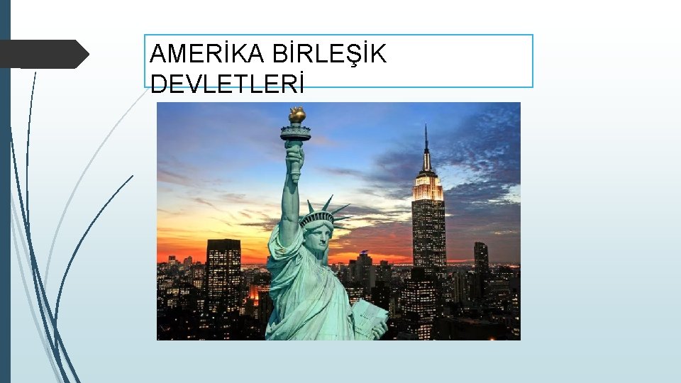 AMERİKA BİRLEŞİK DEVLETLERİ 