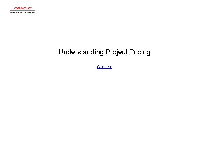 Understanding Project Pricing Concept 