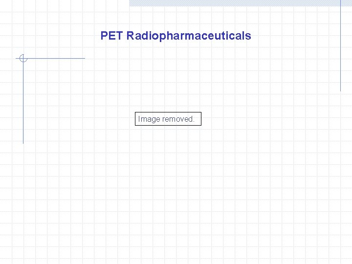 PET Radiopharmaceuticals Image removed. 