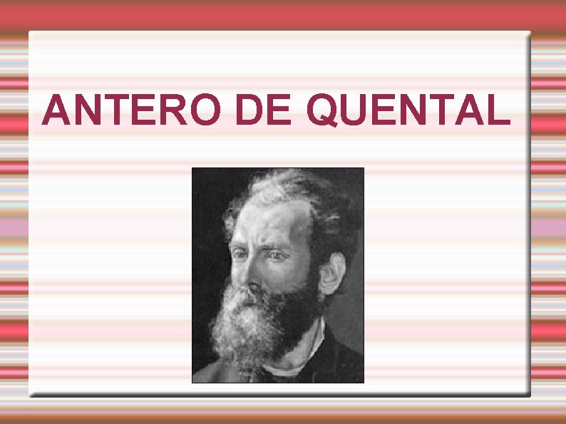 ANTERO DE QUENTAL 