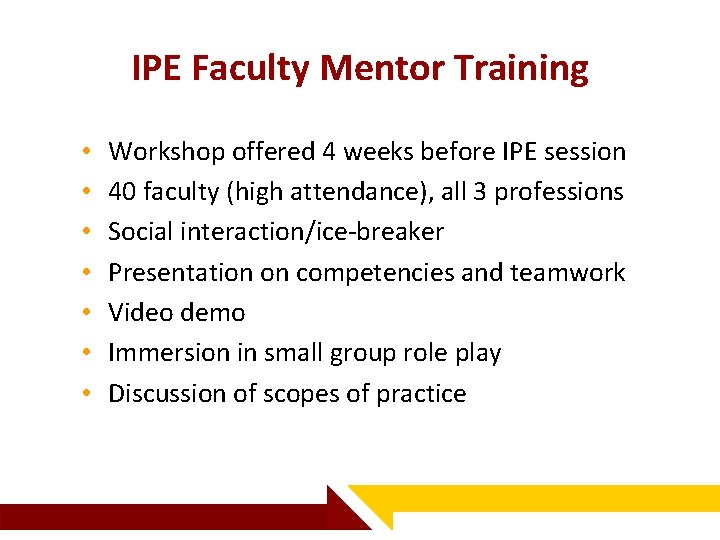 Interprofessional Education Best Practices and Pathways to Success