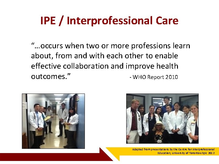 Interprofessional Education Best Practices and Pathways to Success