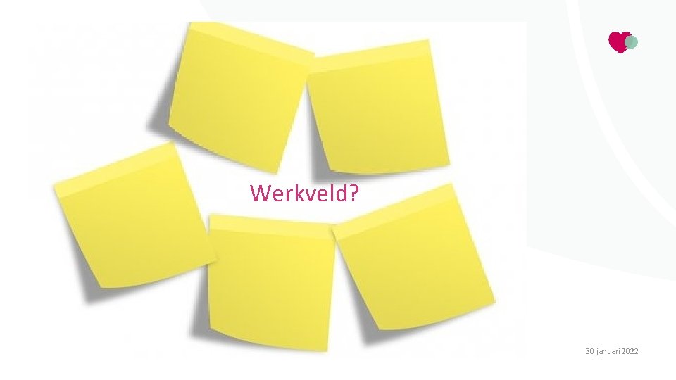 Werkveld? Pagina 7 Presentatie naam 30 januari 2022 