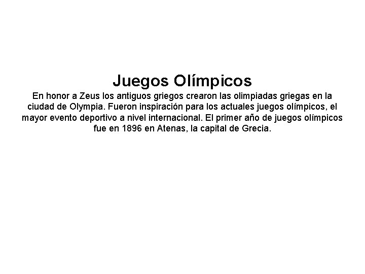 Juegos Olímpicos En honor a Zeus los antiguos griegos crearon las olimpiadas griegas en Juegos Olímpicos En honor a Zeus los antiguos griegos crearon las olimpiadas griegas en