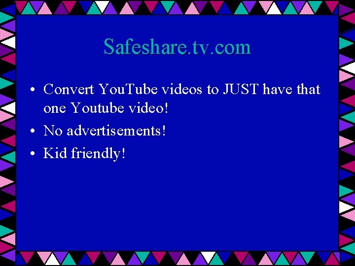 Safeshare. tv. com • Convert You. Tube videos to JUST have that one Youtube