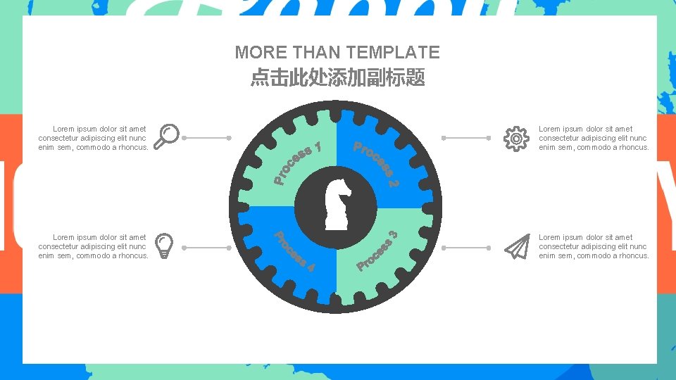 MORE THAN TEMPLATE 点击此处添加副标题 Lorem ipsum dolor sit amet consectetur adipiscing elit nunc enim