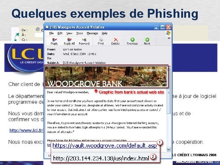 Quelques exemples de Phishing 10 