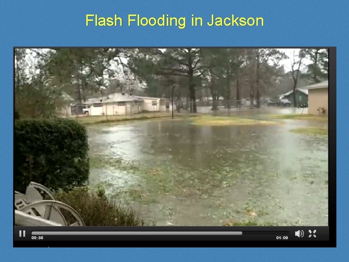 Flash Flooding in Jackson 