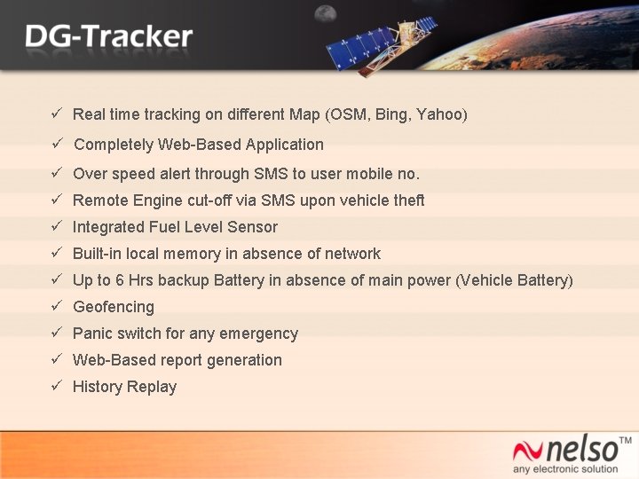  Real time tracking on different Map (OSM, Bing, Yahoo) Completely Web-Based Application Over