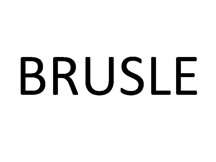 BRUSLE 