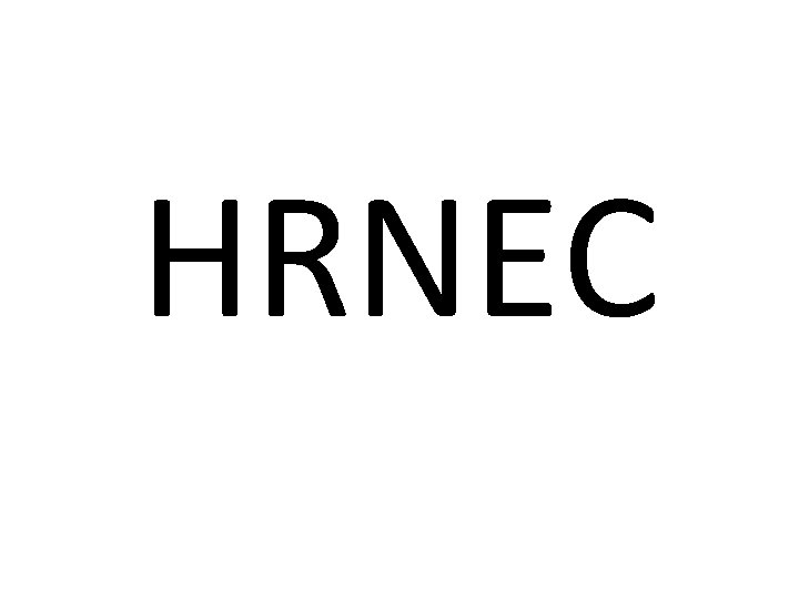 HRNEC 