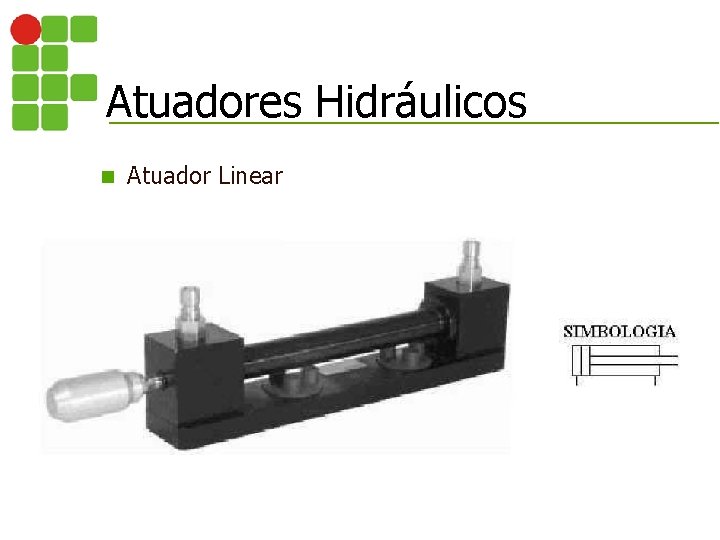 Atuadores Hidráulicos n Atuador Linear Atuadores Hidráulicos n Atuador Linear