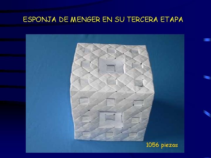 ESPONJA DE MENGER EN SU TERCERA ETAPA 1056 piezas 