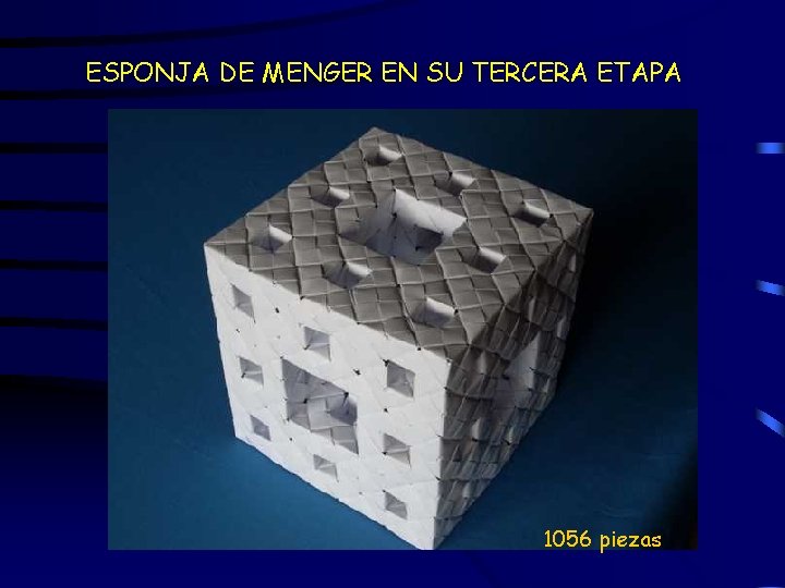 ESPONJA DE MENGER EN SU TERCERA ETAPA 1056 piezas 