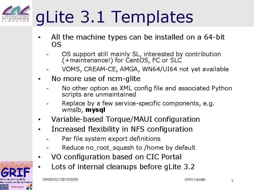 g. Lite 3. 1 Templates All the machine types can be installed on a