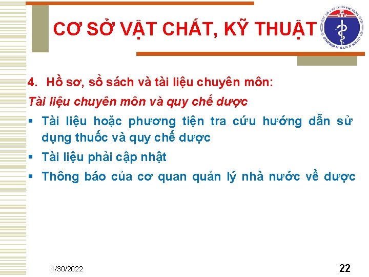 CƠ SỞ VẬT CHẤT, KỸ THUẬT 4. Hồ sơ, sổ sách và tài liệu