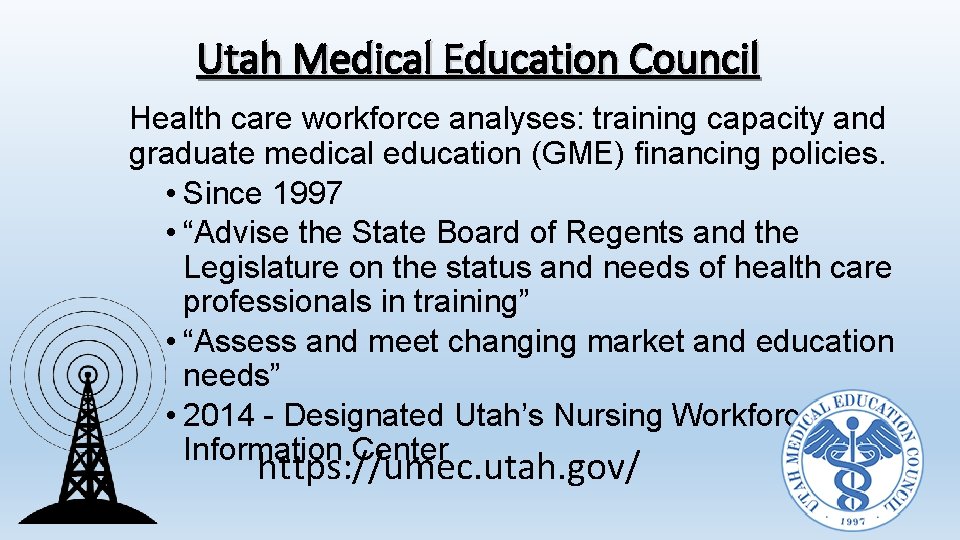 Utah Medical Education Council Health care workforce analyses: training capacity and graduate medical education