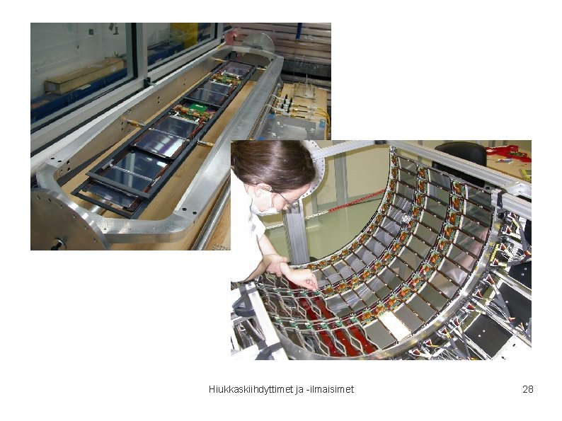 Hiukkaskiihdyttimet ja -ilmaisimet 28 Hiukkaskiihdyttimet ja -ilmaisimet 28