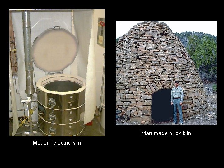 Man made brick kiln Modern electric kiln 
