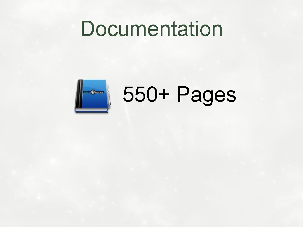 Documentation 550+ Pages 