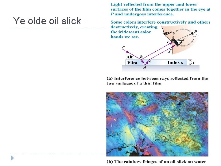 Ye olde oil slick 