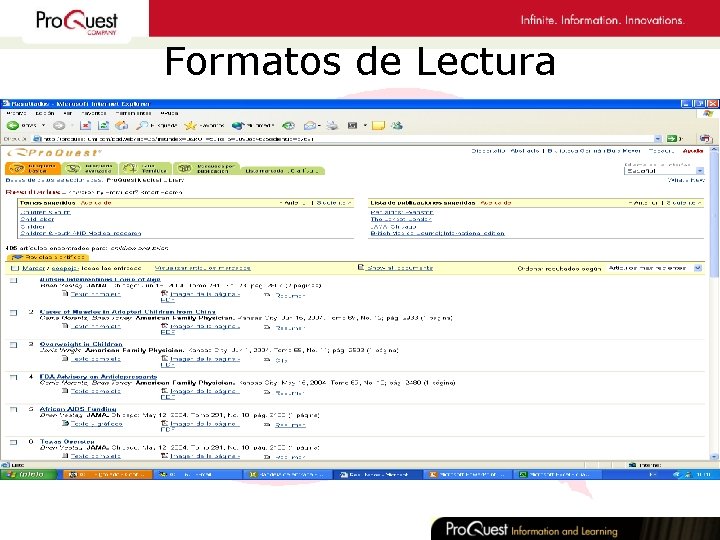 Formatos de Lectura 