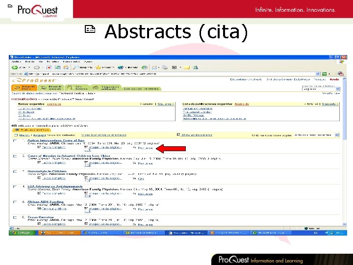 Abstracts (cita) 