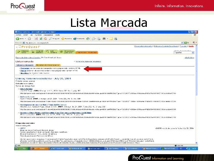 Lista Marcada 