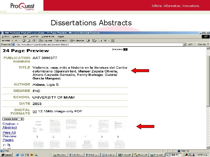 Dissertations Abstracts 