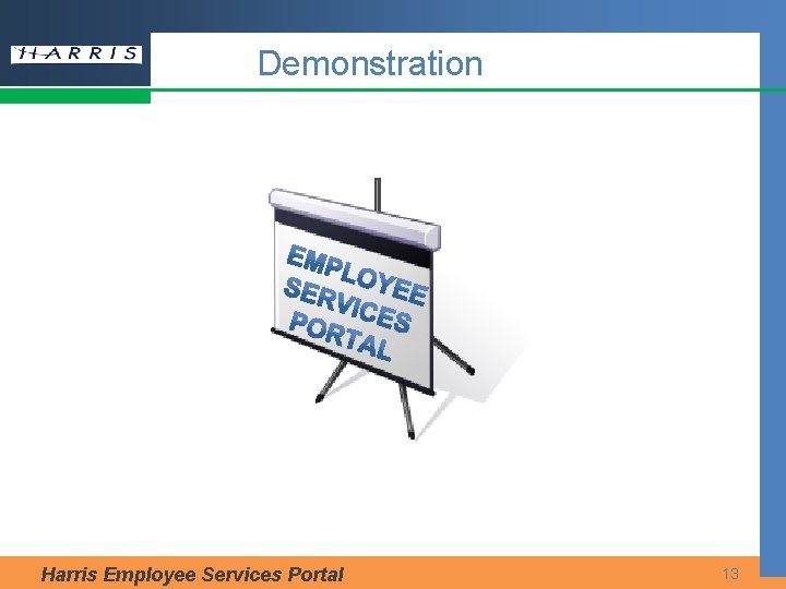 Demonstration Harris Employee Services Portal 13 