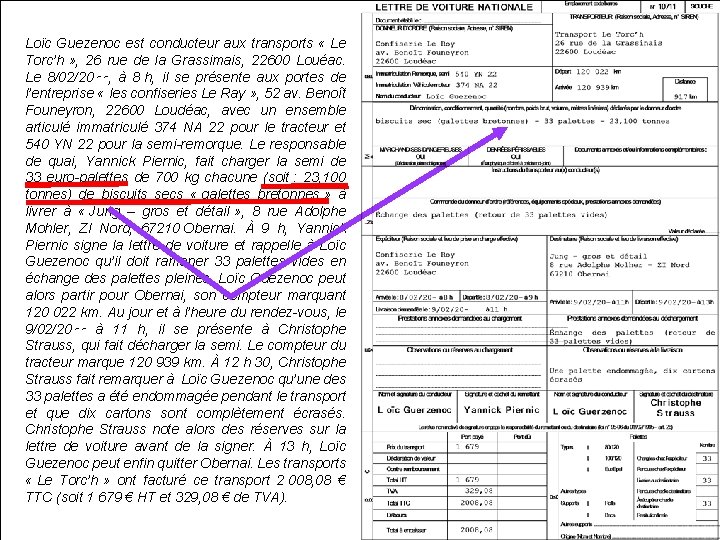 Loïc Guezenoc est conducteur aux transports « Le Torc’h » , 26 rue de