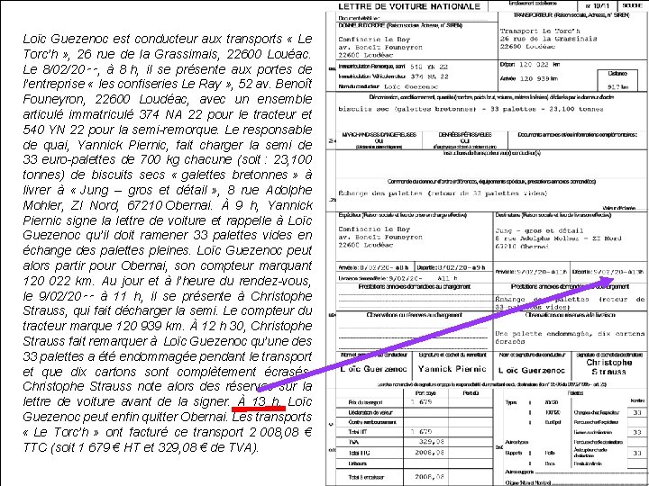 Loïc Guezenoc est conducteur aux transports « Le Torc’h » , 26 rue de