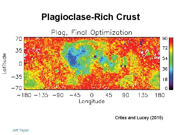 Plagioclase-Rich Crust Crites and Lucey (2015) Jeff Taylor Evidence for Magma Ocean 13 