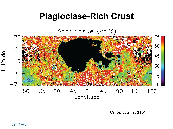 Plagioclase-Rich Crust Crites et al. (2015) Jeff Taylor Evidence for Magma Ocean 14 