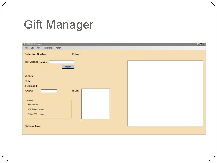 Gift Manager 