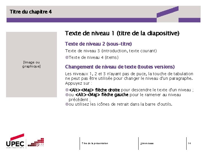 Titre du chapitre 4 Texte de niveau 1 (titre de la diapositive) Texte de