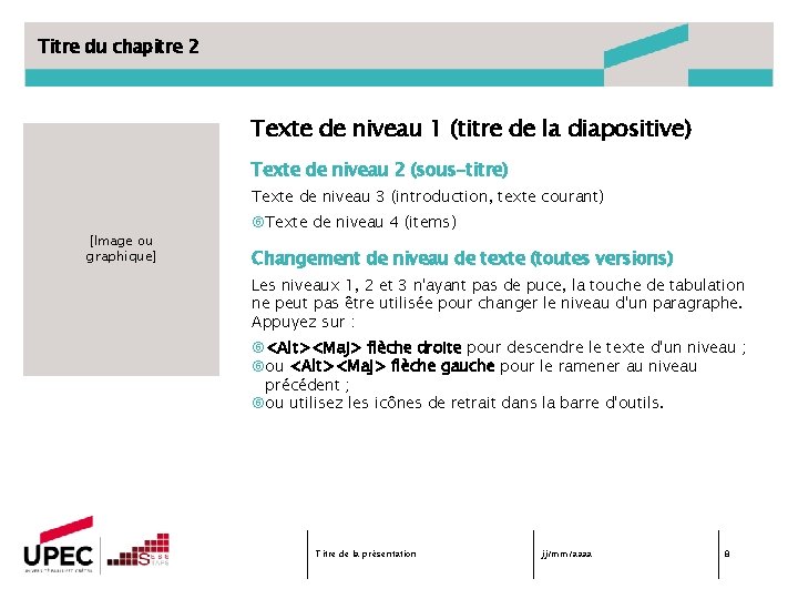 Titre du chapitre 2 Texte de niveau 1 (titre de la diapositive) Texte de