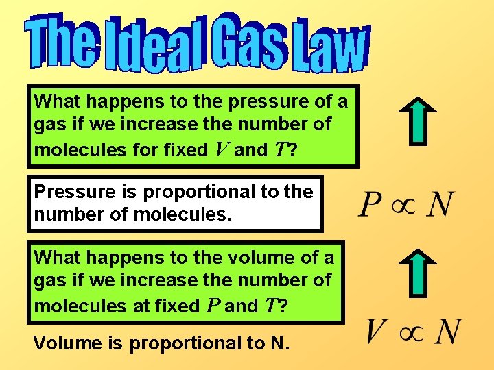 What happens to the pressure of a gas if we increase the number of