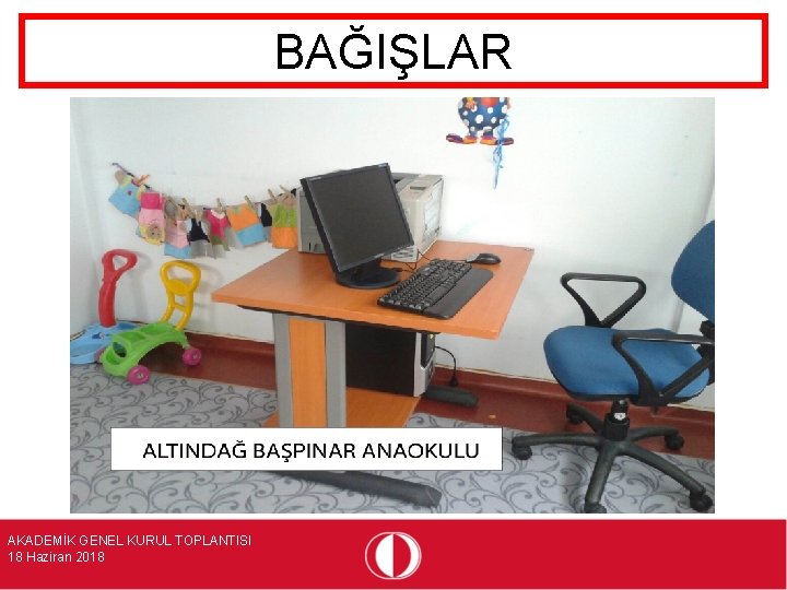 BAĞIŞLAR AKADEMİK GENEL KURUL TOPLANTISI 18 Haziran 2018 