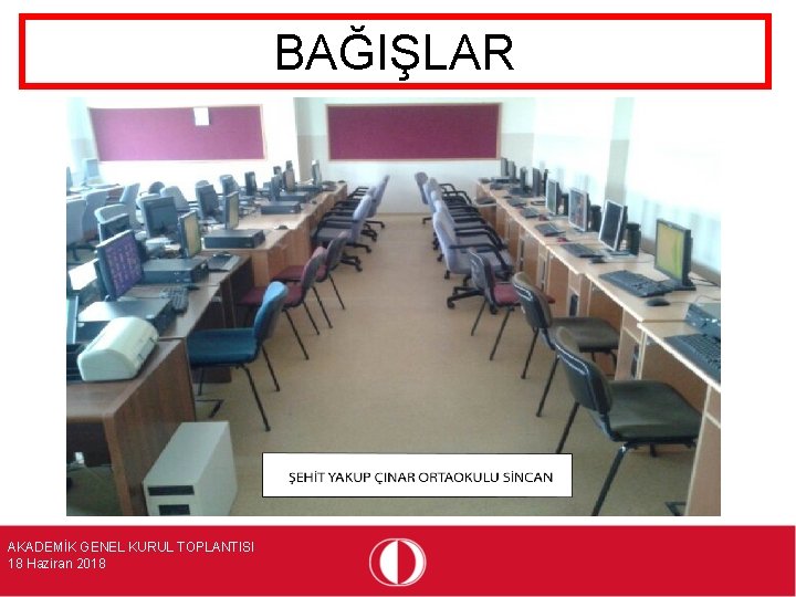 BAĞIŞLAR AKADEMİK GENEL KURUL TOPLANTISI 18 Haziran 2018 