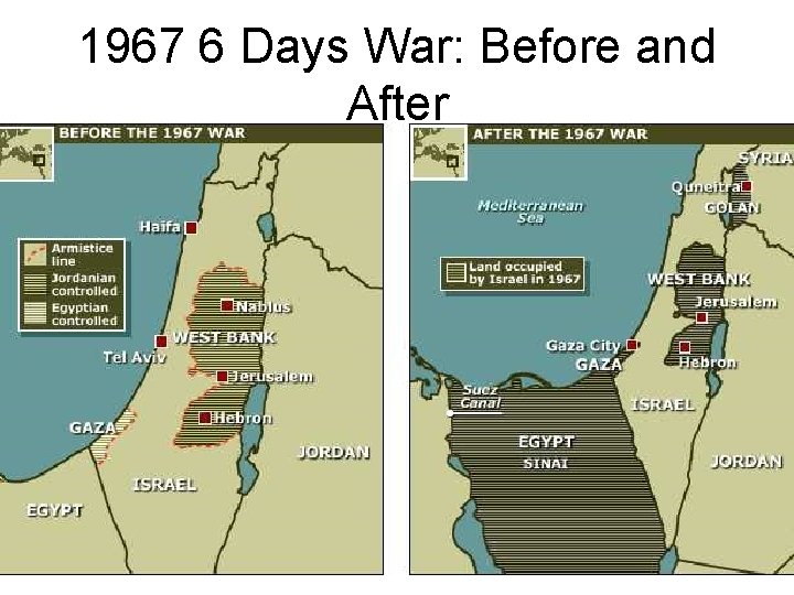 1967 6 Days War: Before and After 