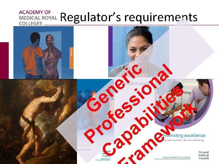 Regulator’s requirements l c i a r n e o s n i e
