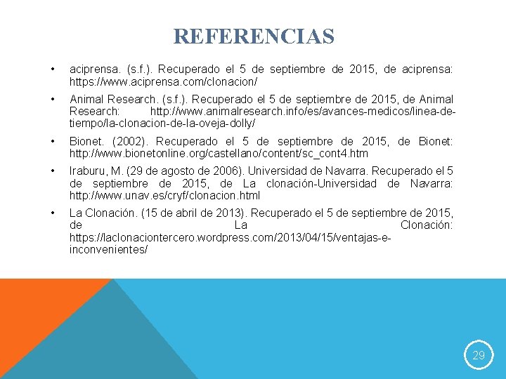 REFERENCIAS • aciprensa. (s. f. ). Recuperado el 5 de septiembre de 2015, de