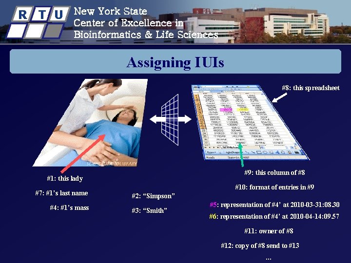 R T U New York State Center of Excellence in Bioinformatics & Life Sciences