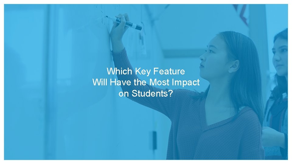 Which Key Feature Will Have the Most Impact on Students? 