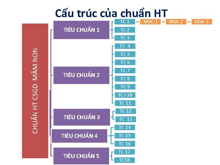 Cấu trúc của chuẩn HT TC 1 TIÊU CHUẨN 1 TC 2 CHUẨN HT