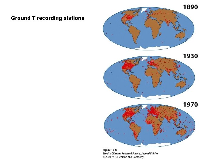 Ground T recording stations 