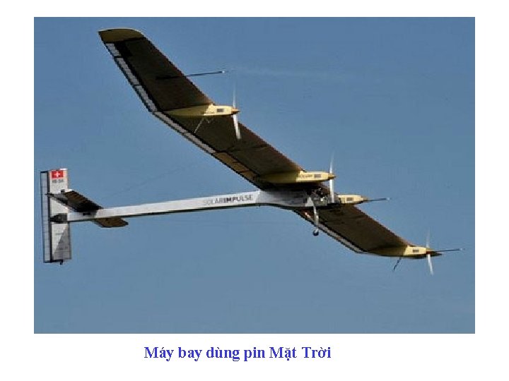 Máy bay dùng pin Mặt Trời 