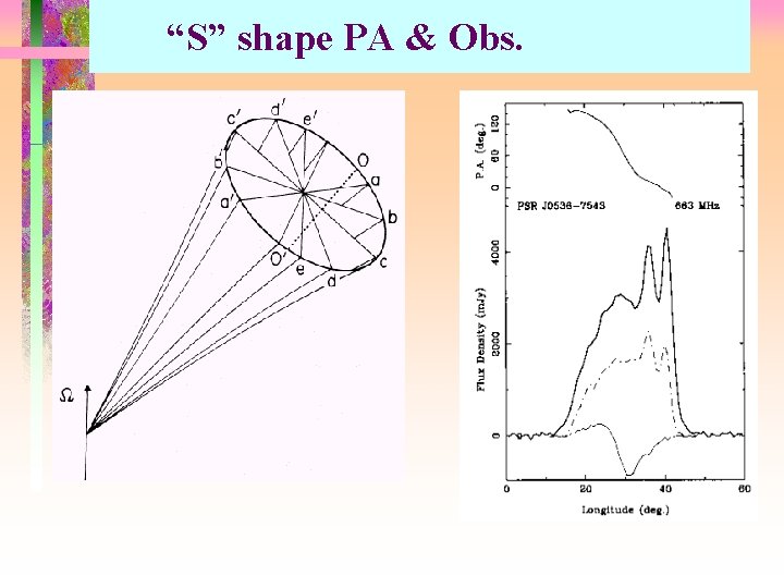 “S” shape PA & Obs. 