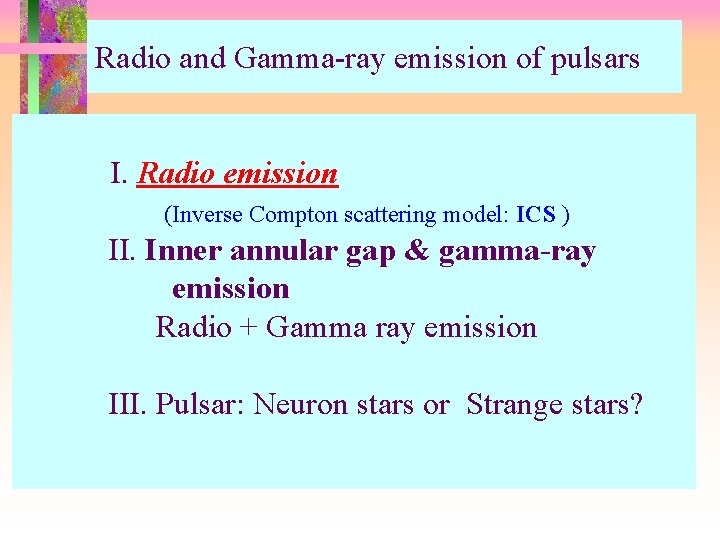 Radio and Gamma-ray emission of pulsars I. Radio emission (Inverse Compton scattering model: ICS